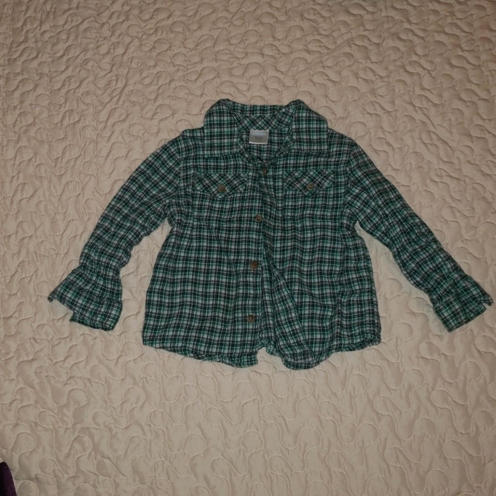 Baby boys flannel shirt